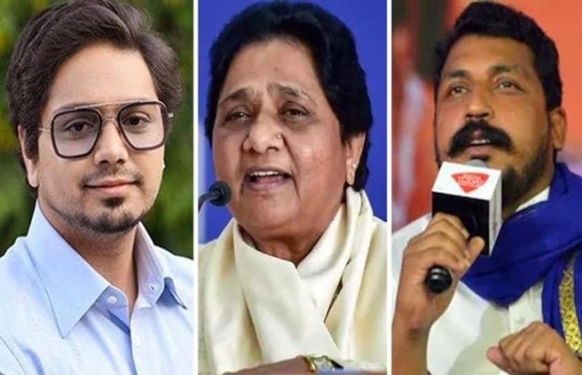 दलित राजनीति में आकाश आनंद की एंट्री, बहन मायावती ने चंद्रशेखर रावण से किया किनारा 