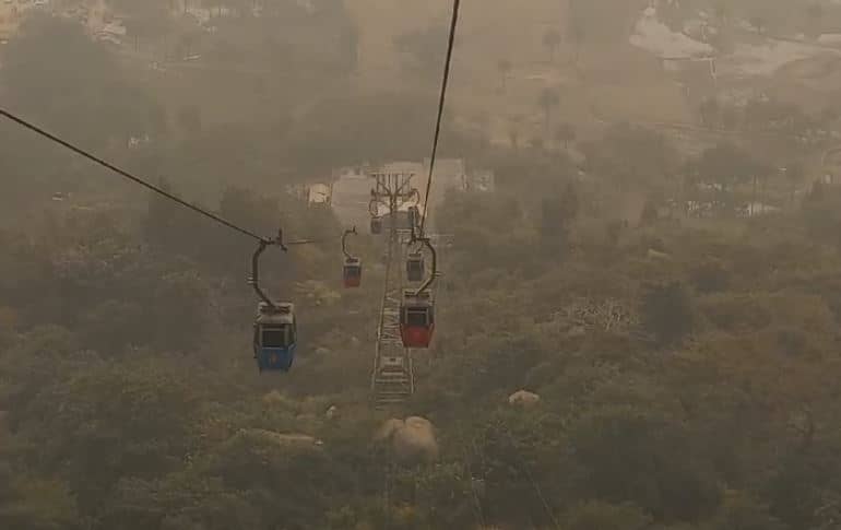 देवघर का त्रिकूट पर्वत नए साल के जश्न और पिकनिक के लिए लोगों की पहली पसंद, लेकिन इस वर्ष भी रोपवे का लुफ्त नहीं उठा सकेंगे सैलानी