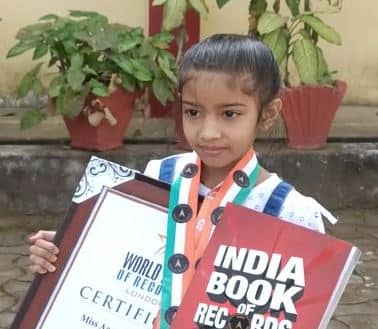 नन्हीं सी उम्र में बड़ी सी पहचान, वर्ल्ड बुक ऑफ रिकॉर्ड में #GUMLA की बेटी....