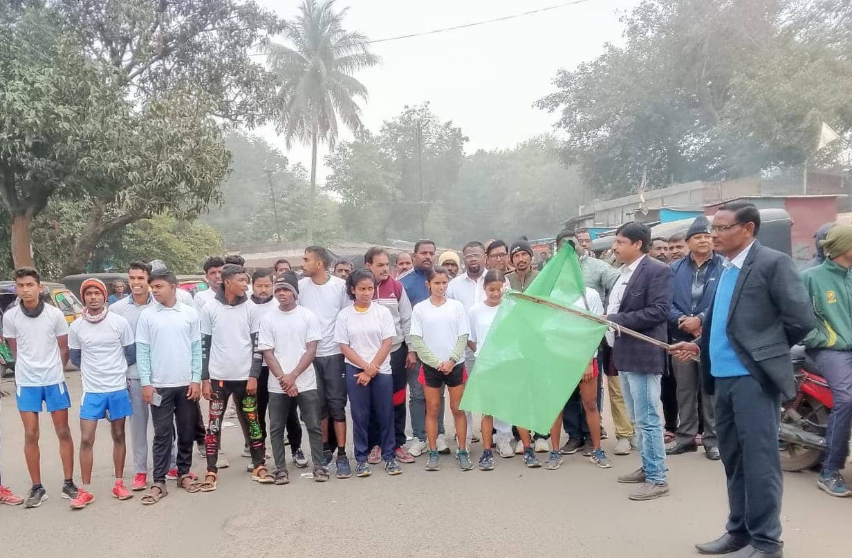 धनबाद के मैथन में हुआ गंगा मैराथन दौड़ का आयोजन,जानिए इसका क्या है उद्देश्य 