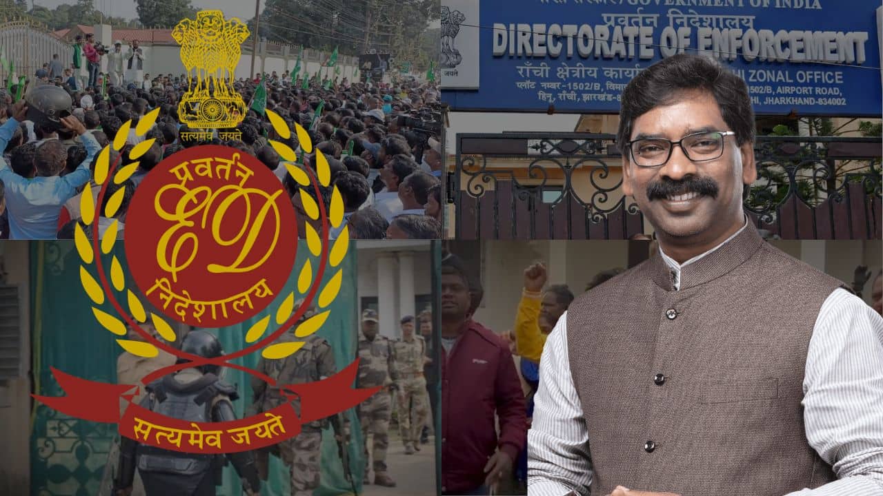 ईडी और सीएम की पूछताछ कल, ईडी को है हमले की आशंका, डीजीपी औऱ एसपी को ईडी ने लिखा पत्र