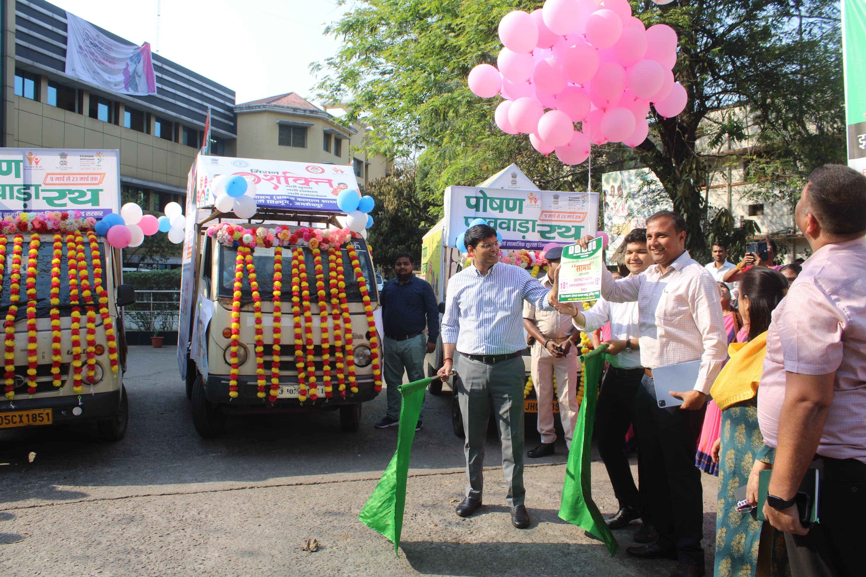 जमशेदपुर उपायुक्त ने मिशन शक्ति जागरूकता रथ किया रवाना , जानिए आखिर क्या है इसका मकसद  