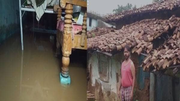 झारखंड में मिट्टी के घर में रहने वालों के लिए आफत बनी बारिश, देखिए कैसे गुजार रहें रात 