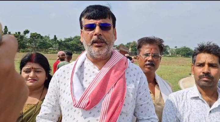 Jharkhand Politisc:अमित शाह के संथाल दौरे को लेकर एक्टिव हुई बीजेपी,अंनत ओझा ने किया कार्यक्रम स्थल का भूमिपूजन