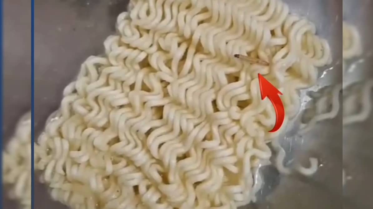 मैगी खाने के शौकीन हो जाएं सावधान, पानी में डाली मैगी और 2 मिनट में उसमे से निकला कीड़ा, देखिए वीडियो