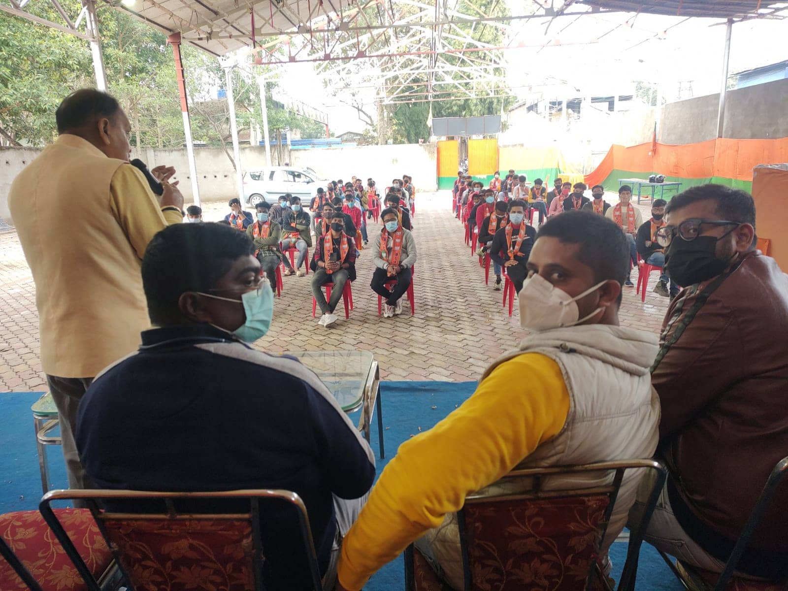 भाजपा द्वारा सदस्यता ग्रहण अवसर पर विधायक ने कहा की,पहले देश, फिर पार्टी,और अन्त में हम:सी.पी.सिंह 