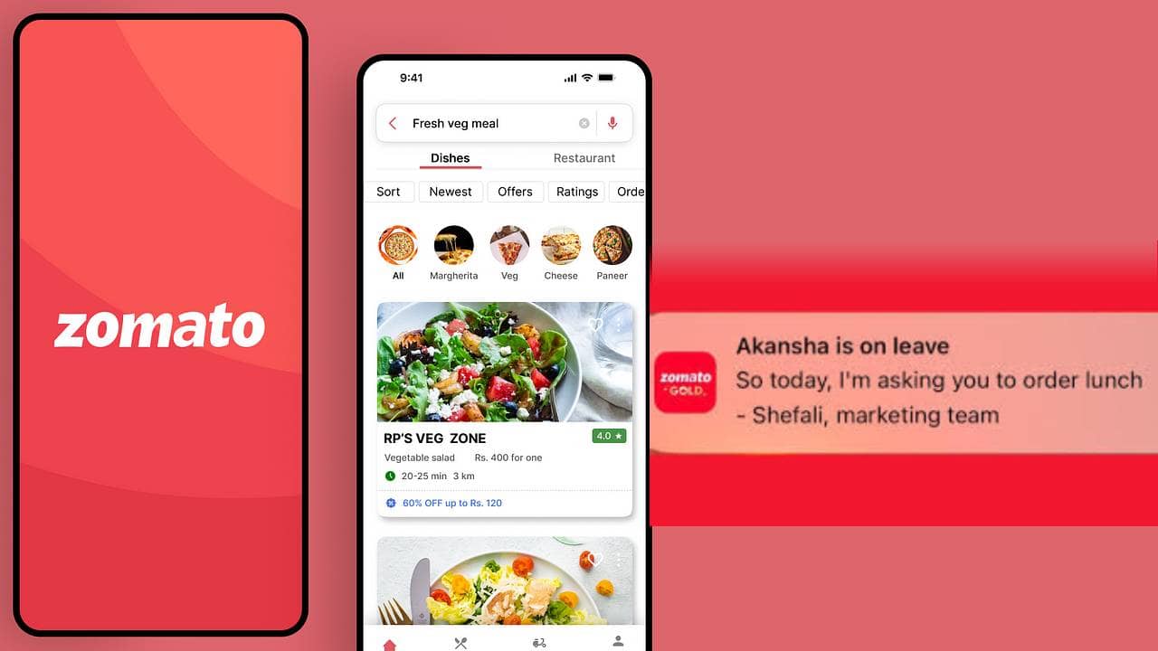 “आकांक्षा लीव पर है, इसलिए मैं...” Zomato ने भेजा फनी नोटिफिकेशन तो कस्टमर ने भी ले लिए मजे, सोशल मीडिया पर कह दिया कुछ ऐसा, कमेंट्स की लगी बाढ़