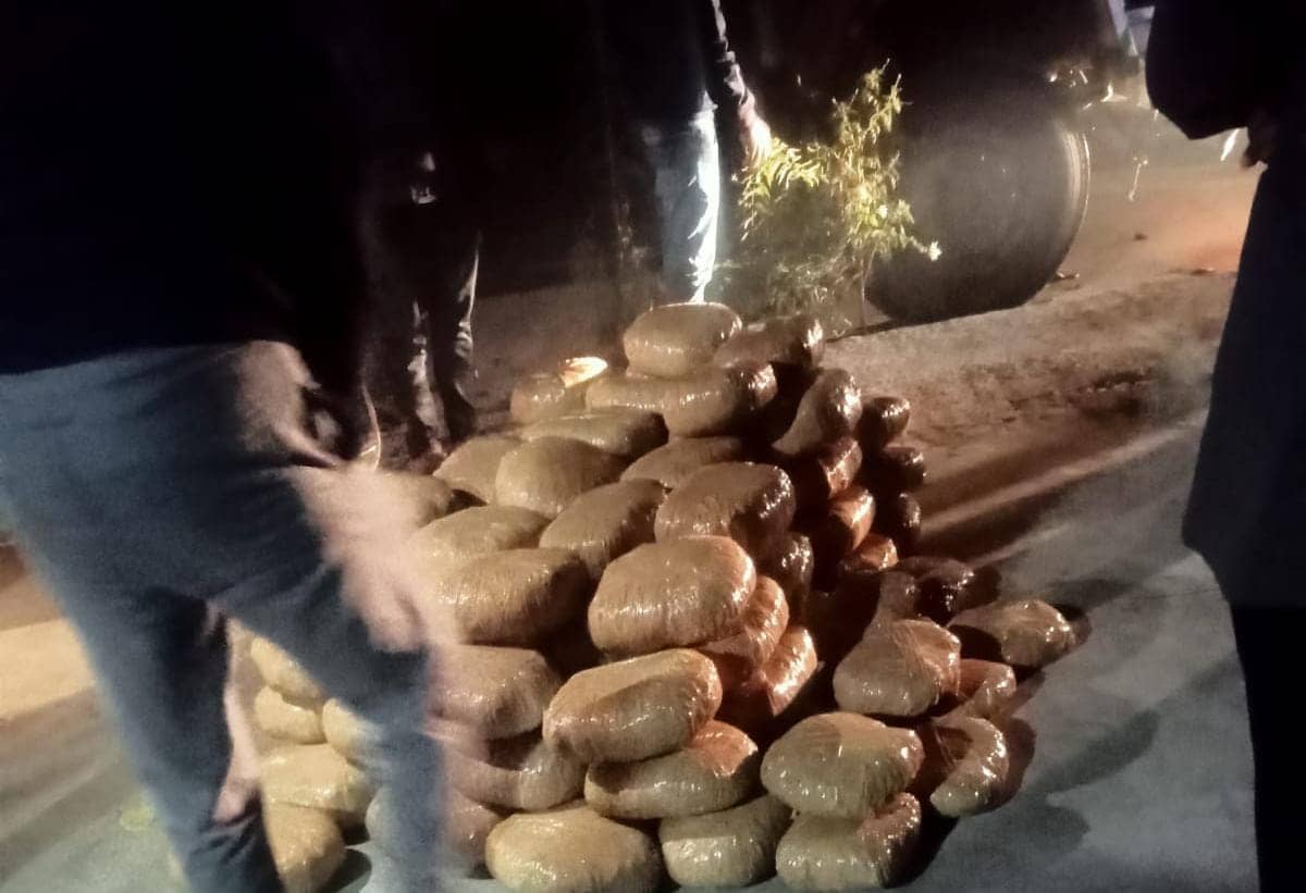 Bihar: गांजा के खिलाफ बगहा पुलिस की बड़ी कार्रवाई, 204 किलो गांजा के साथ दो तस्कर गिरफ़्तार