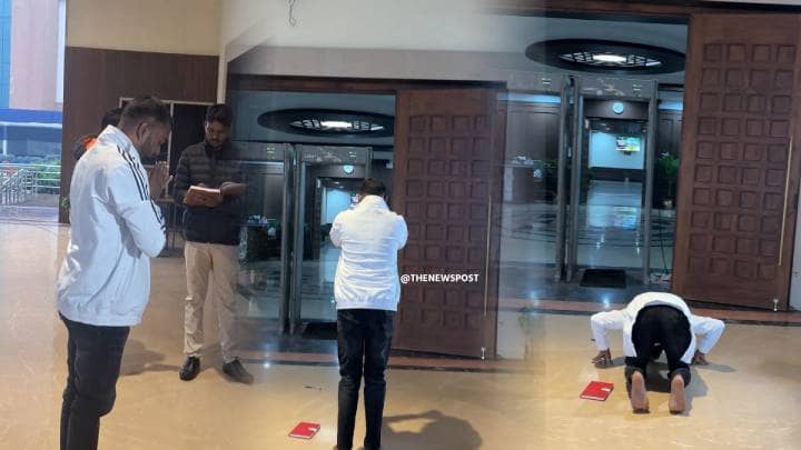 पहली बार विधानसभा नंगे पाव पहुंचे जयराम, सीढ़ी पर टेका माथा, देखिए तस्वीर