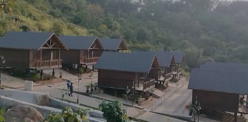 पर्यटकों को भा रहा है मसानजोर में निर्मित इको कॉटेज, उद्घाटन का इंतजार