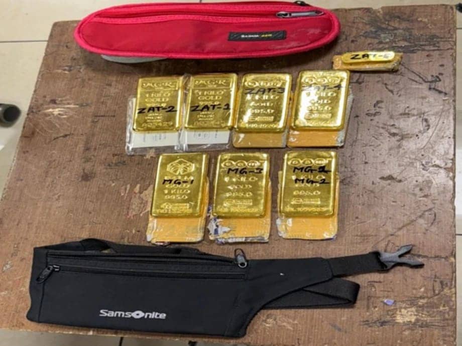 दुबई से बड़ी मात्रा में सोना लेकर भारत आ रहे थे ईरान के तीन नागरिक, 6.28 करोड़ की तस्करी का सोना बरामद
