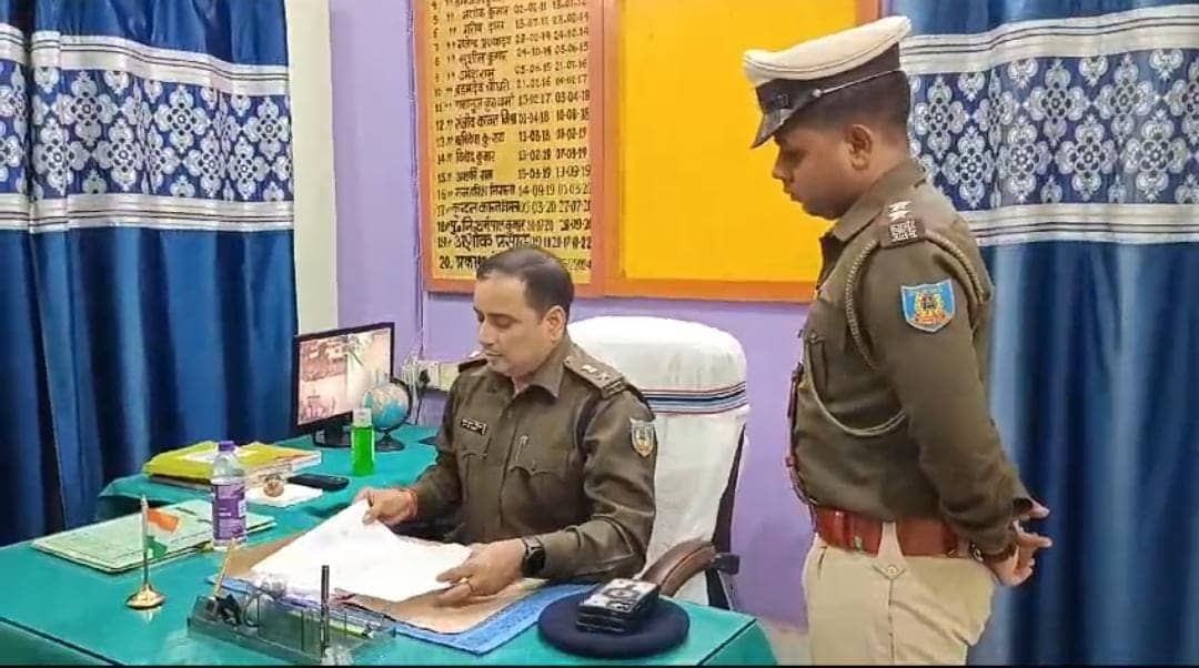 साहिबगंज एसपी ने मिर्जाचौकी थाना का किया वार्षिक निरीक्षण, थाना प्रभारी को दिया ये निर्देश