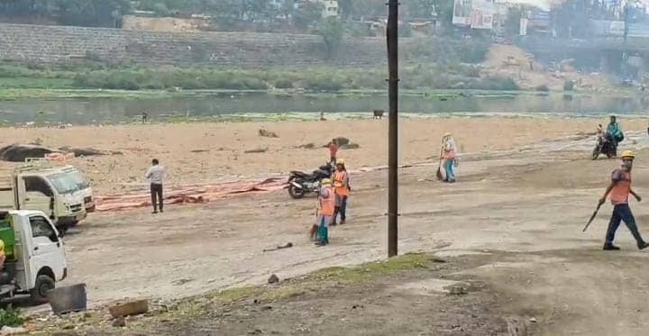 लौहनगरी में चैती छठ और रामनवमी को लेकर प्रशासन की तैयारी शुरु, जोर-शोर से हो रही है नदी घाटों की सफाई