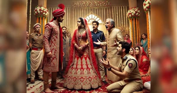 रिसेप्शन पार्टी में हाई वोल्टेज ड्रामा! पहली पत्नी के पहुंचते ही मचा बवाल, स्टेज से सीधे हवालात पहुंचा दूल्हा