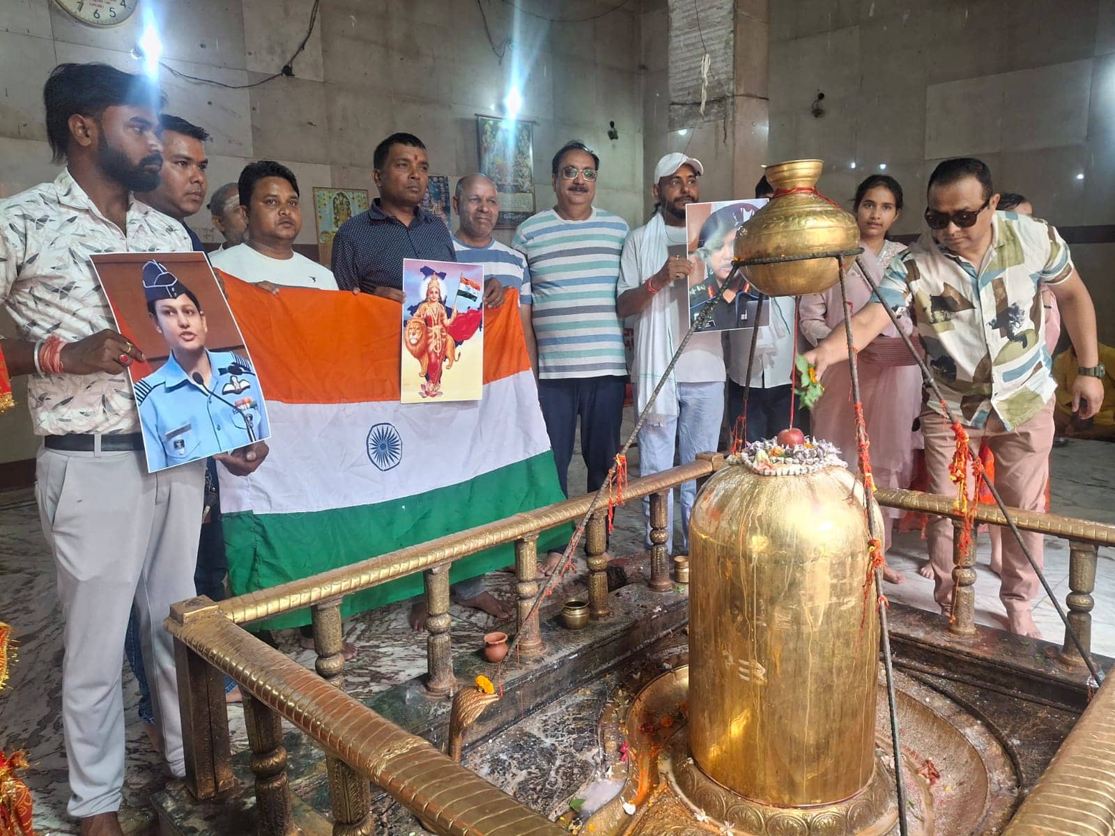 रांची के प्रसिद्ध पहाड़ी मंदिर में भारतीय सेना की कुशलता के लिए हुई विशेष पूजा