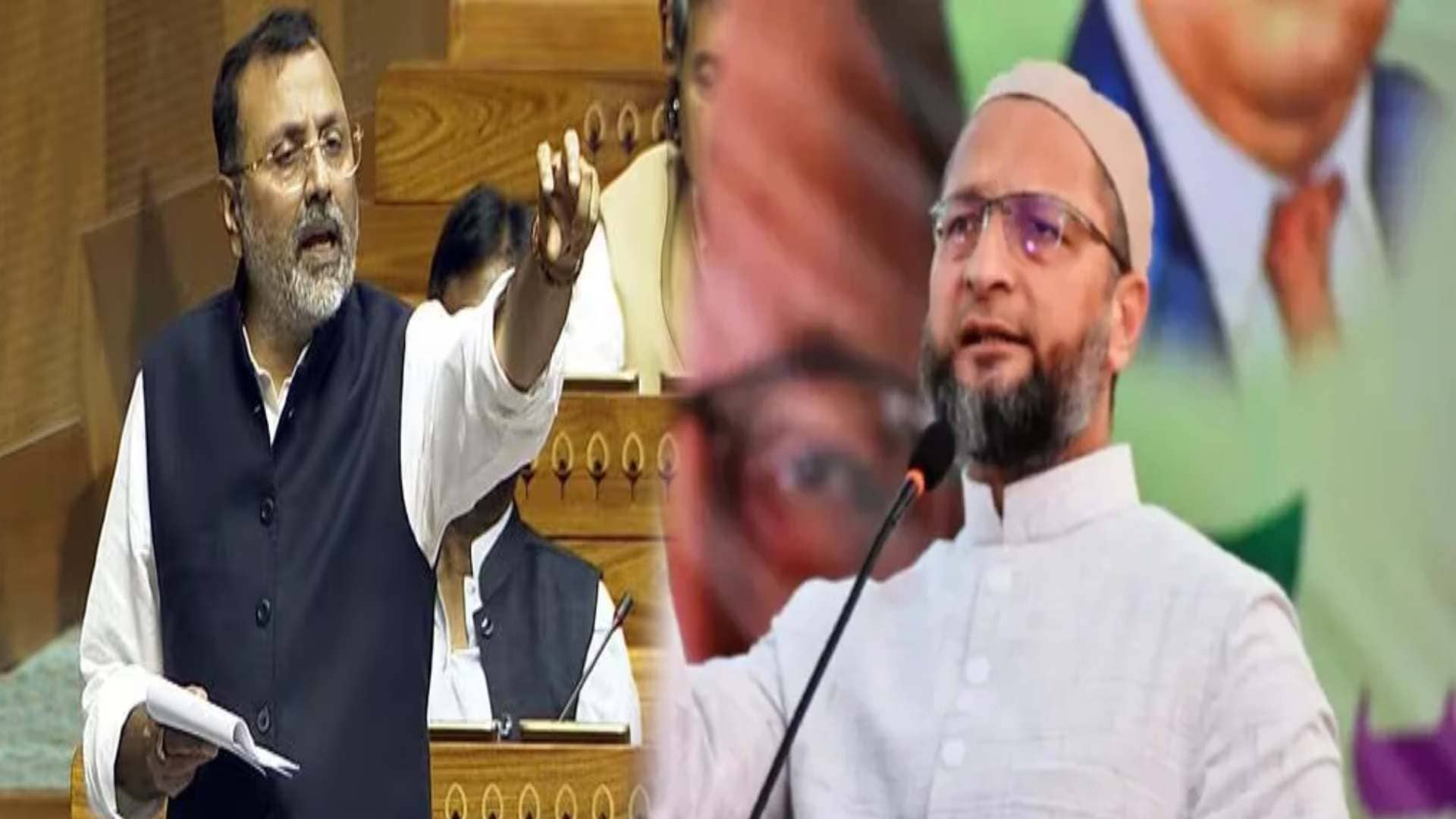 निशिकांत और ओवैसी एक साथ, मुस्लिम देश को बताएँगे पाकिस्तानी आतंकवाद की कहानी