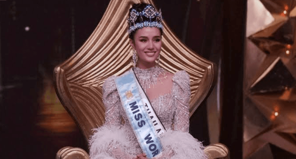 थाईलैंड की ओपल सुचाता चुआंगस्री बनीं मिस वर्ल्ड 2025, भारत की नंदिनी गुप्ता टॉप 20 में