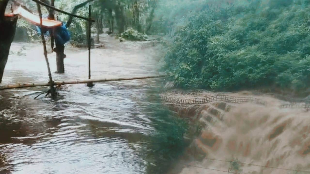 ककोलत जलप्रपात में अचानक आई बाढ़, मची भगदड़, बाल-बाल बचे सैलानी