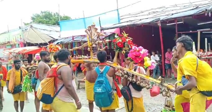 कांवड़ यात्रा में आस्था के अद्भुत रंग, 150 किलो की कांवड़ बनी आकर्षण का केंद्र