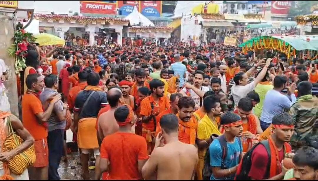 सावन की तीसरी सोमवारी पर दुर्लभ संयोग, देवघर के बाबा मंदिर में उमड़ा आस्था का जनसैलाब, आज गणेश पूजा अर्चना करने से मिलेगा ये लाभ