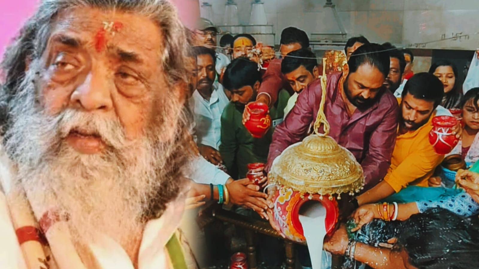 दिशाेम गुरुजी शिबू सोरेन के स्वास्थ्य लाभ के लिए किया गया जलाभिषेक, रांची के पहाड़ी मंदिर में हुई विशेष पूजा अर्चना