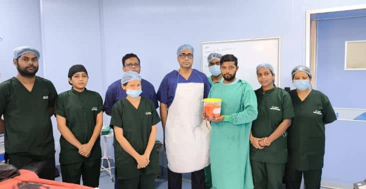 बड़ी सफलता: महिला के पैर पर बना था 2.5 किलो का बड़ा ट्यूमर, सदर अस्पताल रांची में हुई सफल सर्जरी