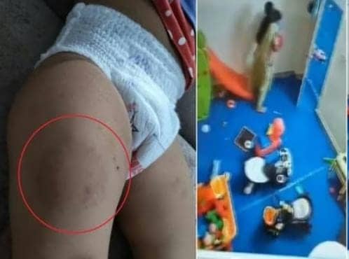 पहले दीवार से लड़ाया सिर, फिर जमीन पर कई बार पटका, होश उड़ा देगा मासूम बच्ची के साथ हुआ बर्बरता, आप भी देखिये-VIRAL VIDEO