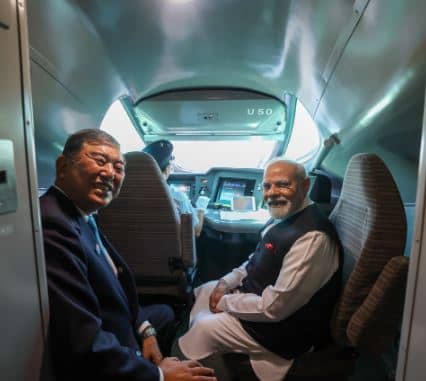 प्रधानमंत्री नरेंद्र मोदी ने जापान में बुलेट ट्रेन की सवारी की, जानिए कैसा था उनका सफर