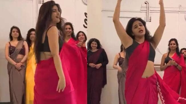 टिप टिप बरसा पानी...पर महिला ने किया ऐसा धासू डांस कि मदहोश हो गए लोग, देखिए धमाकेदार डांस का-VIRAL VIDEO