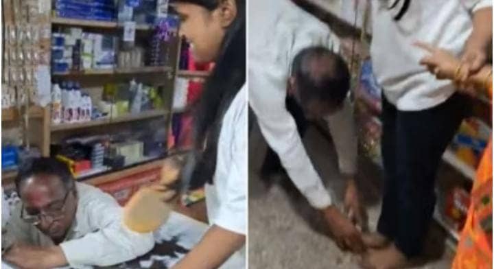 जियो शेरनी! पहले चप्पल से पिटा फिर पैर पर गिराया, ठरकी बॉस को लड़की ने ऐसे सिखाया सबक, देखें-VIRAL VIDEO