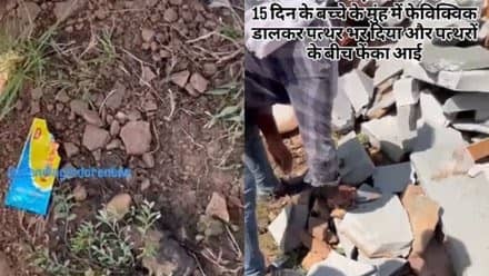 हैवानियत की हद पार! पहले नवजात के मुंह में ठूंसा पत्थर फिर फेवीक्विक से चिपकाया मुंह, जानिए कैसे बची जान