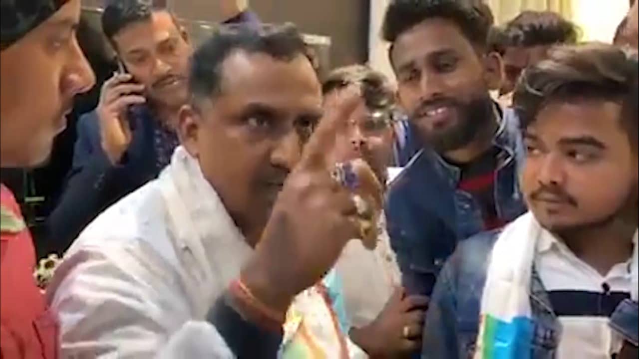 मंत्री ने कहा -"हम हैं न, देखते हैं कौन-कौन माई का लाल है" , सियासी बवाल