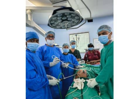 सदर अस्पताल में पहली बार हुई लेफ्ट साइड गोल ब्लाडर स्टोन की सर्जरी