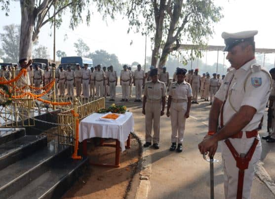 एक वर्ष में 191 पुलिस पदाधिकारी और कर्मी ने दी शहादत, पुलिस संस्मरण दिवस पर किया गया नमन