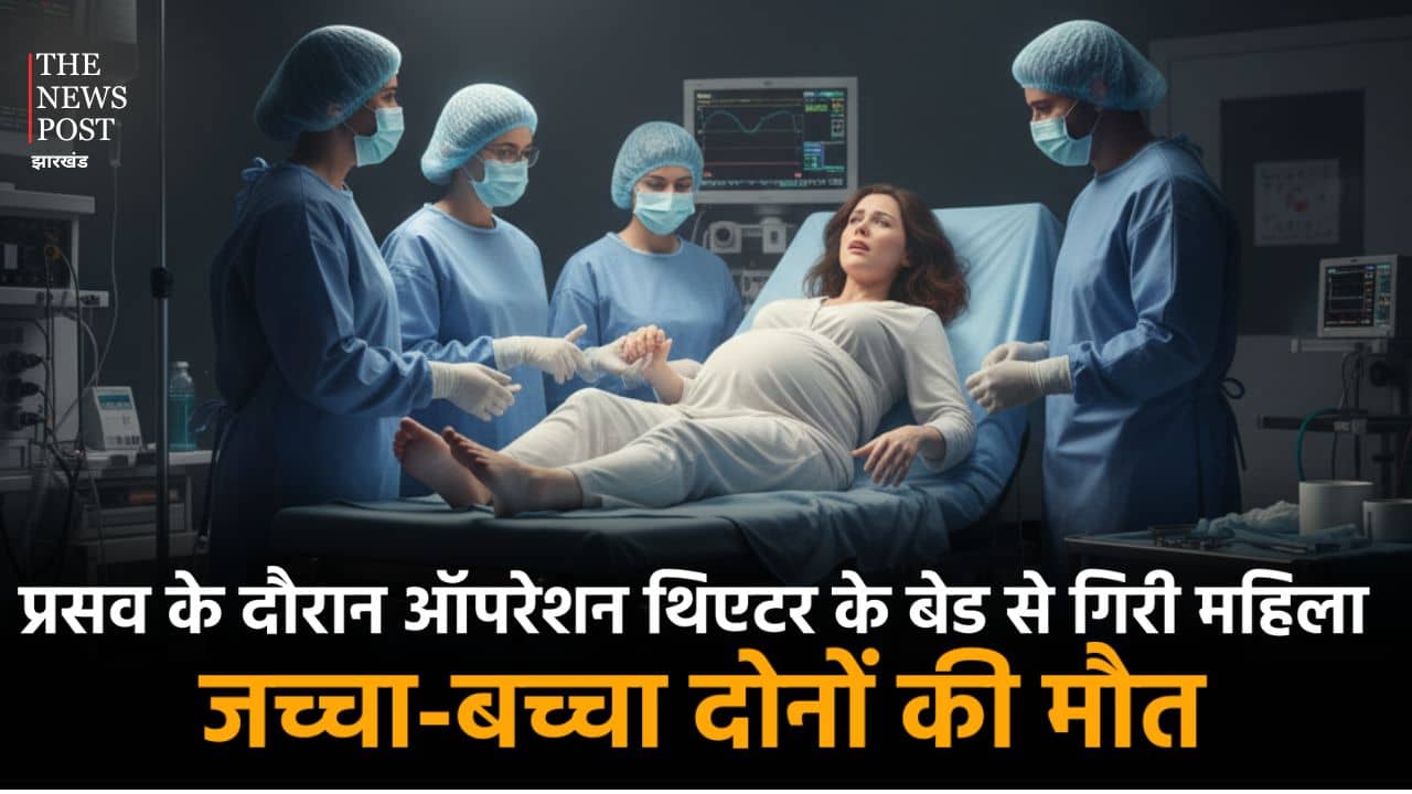 दर्दनाक! प्रसव के दौरान ऑपरेशन थिएटर के बेड से गिरी महिला, जच्चा-बच्चा दोनों की मौत, परिजनों ने किया जमकर हंगामा