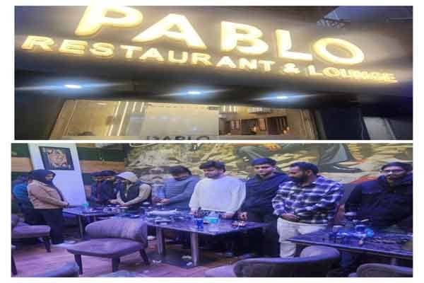 रांची के पाबलो रेस्टोरेंट पर रातों-रात छापा: अवैध हुक्का बार संचालन पर हुई कार्रवाई, हिरासत में 10 से अधिक युवक