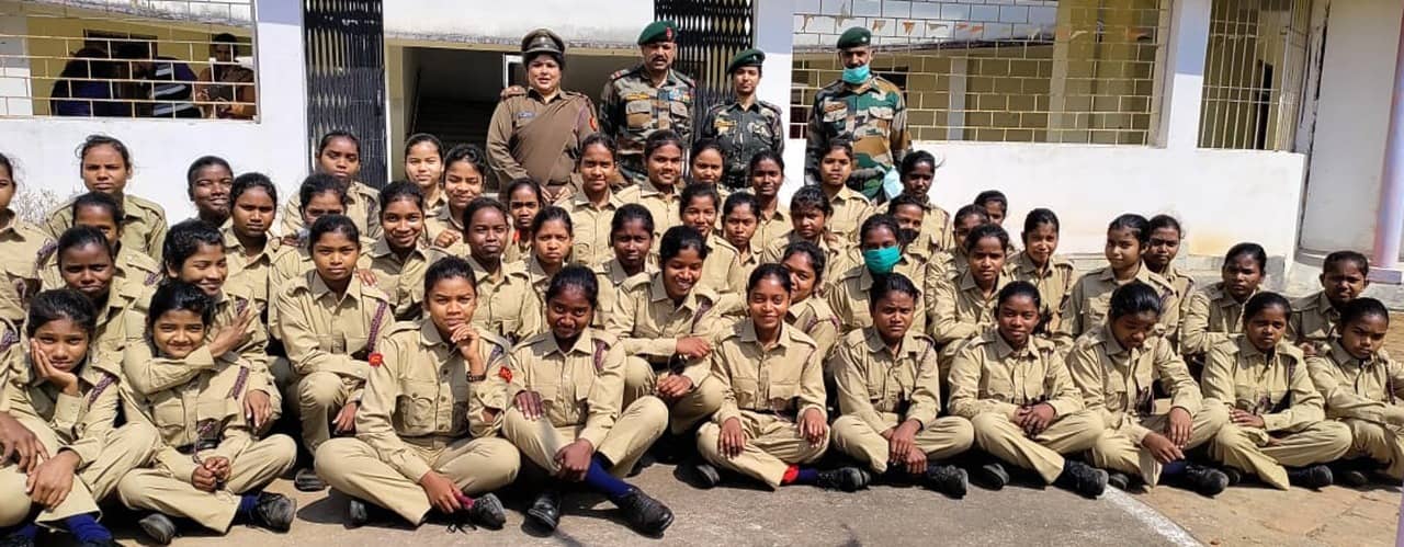 एकलव्य विद्यालय में एनसीसी ए प्रमाण पत्र की परीक्षा आयोजित