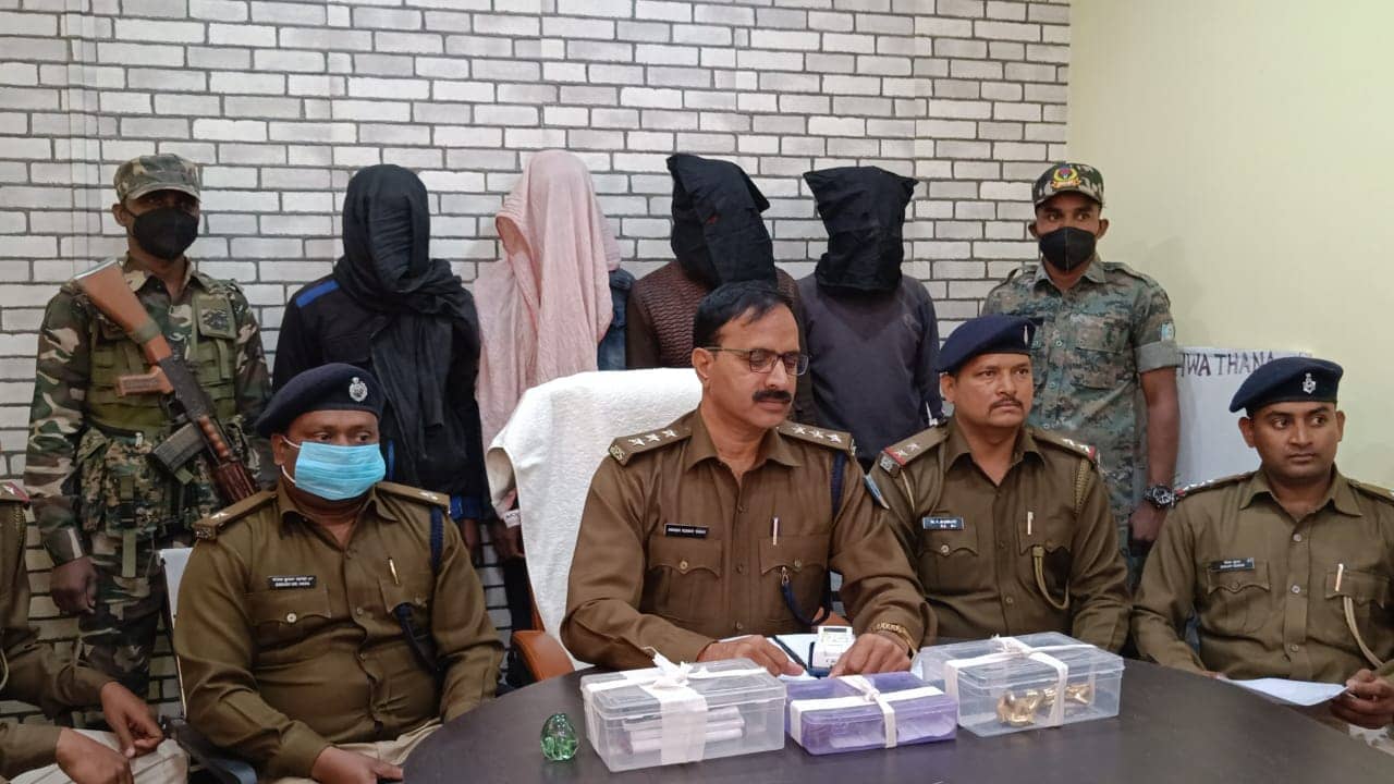 पुलिस ने चार मूर्ति चोर को गिरफ्तार कर भेजा जेल