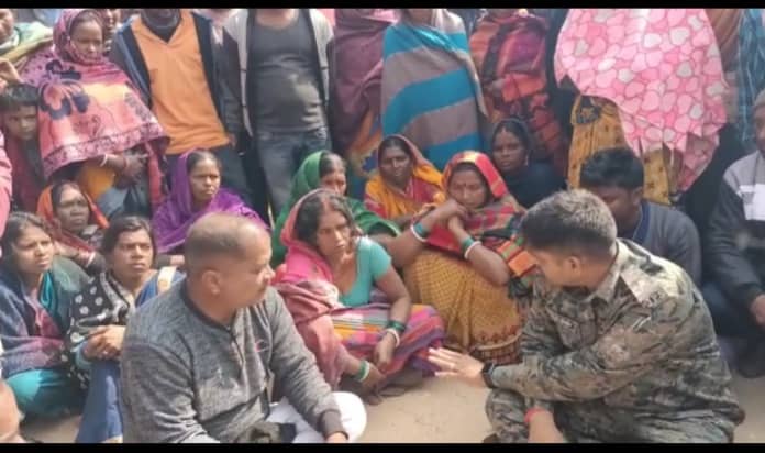 हीरोडीह के साली में पूर्व माले कार्यकर्ता की हत्या,  परिजनों का फूटा आक्रोश