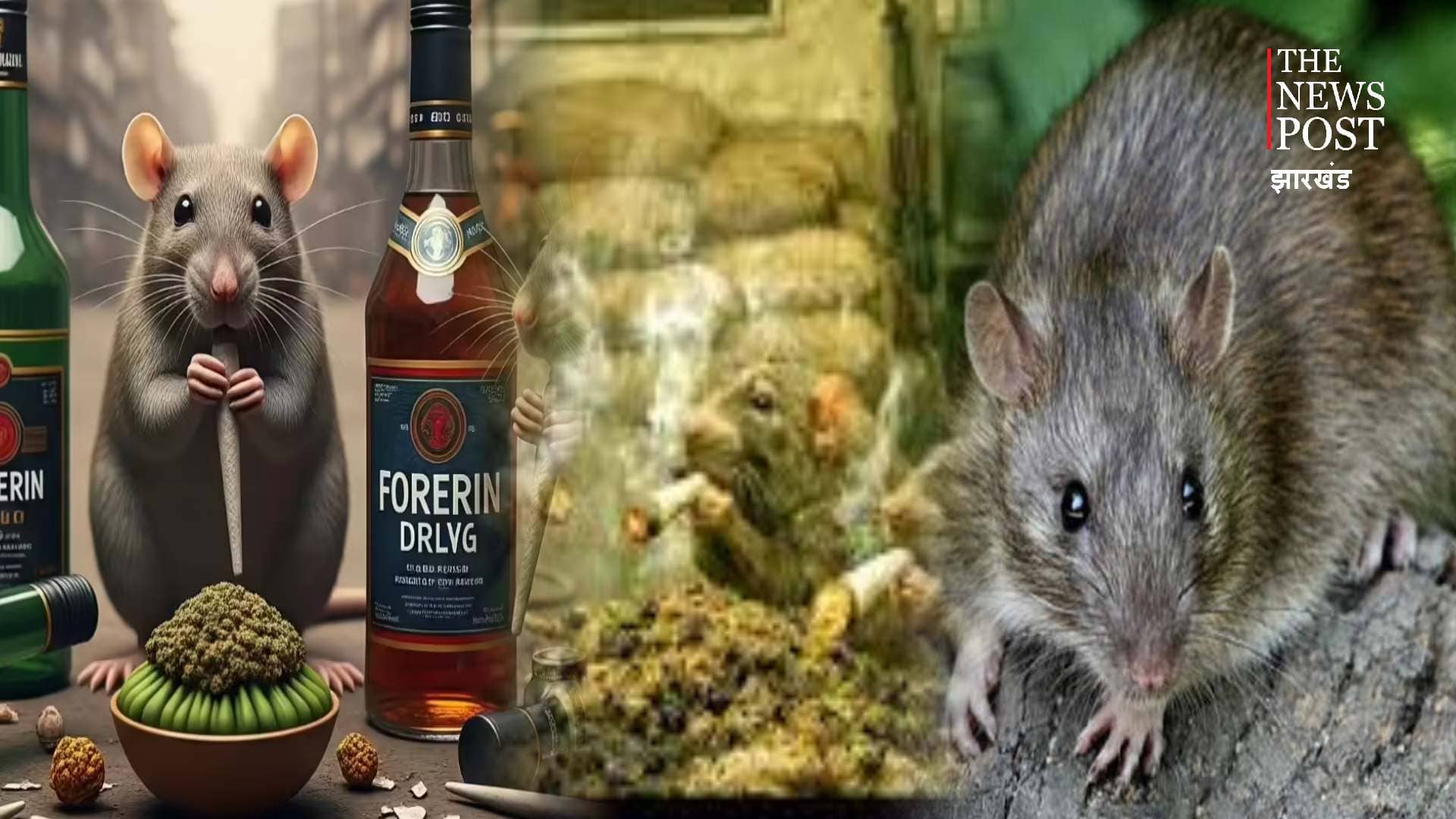 शराब, गांजा के बाद अफीम चट कर गए रांची के नशेड़ी चूहे! नामकुम से सामने आया चौकाने वाला मामला