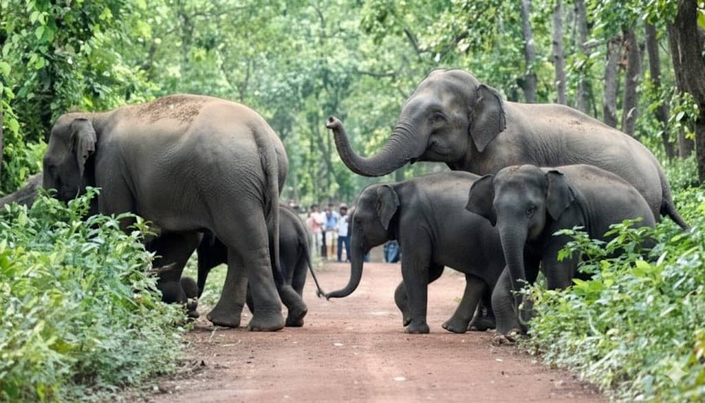 बोकारो में हाथियों का आतंक, बेटे को बचाने गए पिता की गई जान