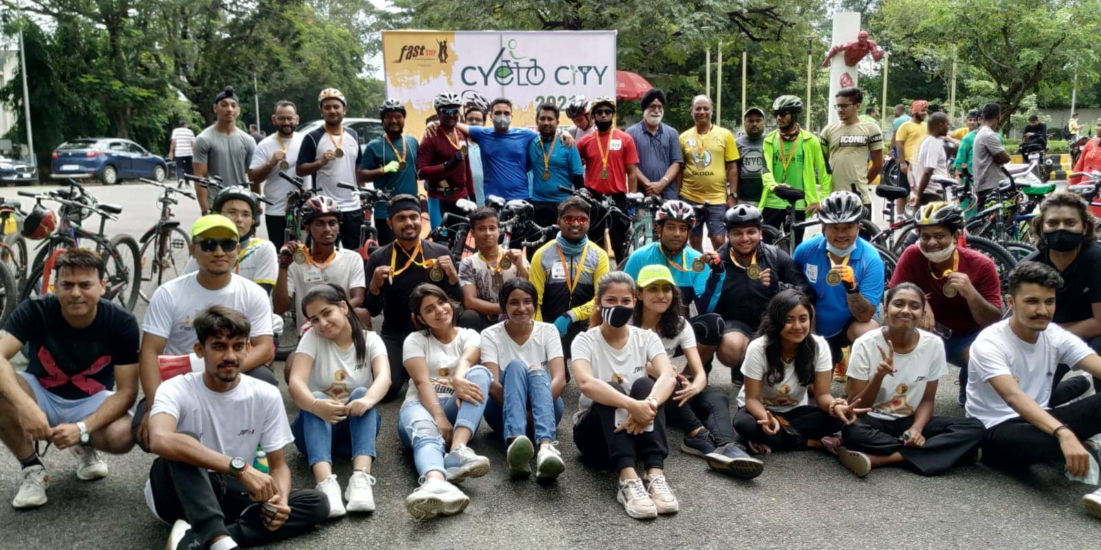 खेल दिवस के अवसर पर साइकिल रेस प्रतियोगिता का आयोजन,कुल 50 खिलाड़ियों ने लिया भाग