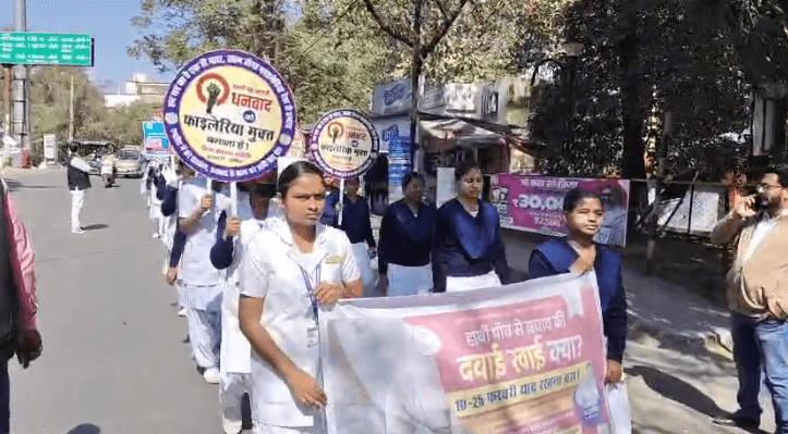 स्वास्थ्य विभाग की अपील -फाइलेरिया दवा खा कर बीमारी को रोके,नहीं है इसका कोई साइड इफेक्ट