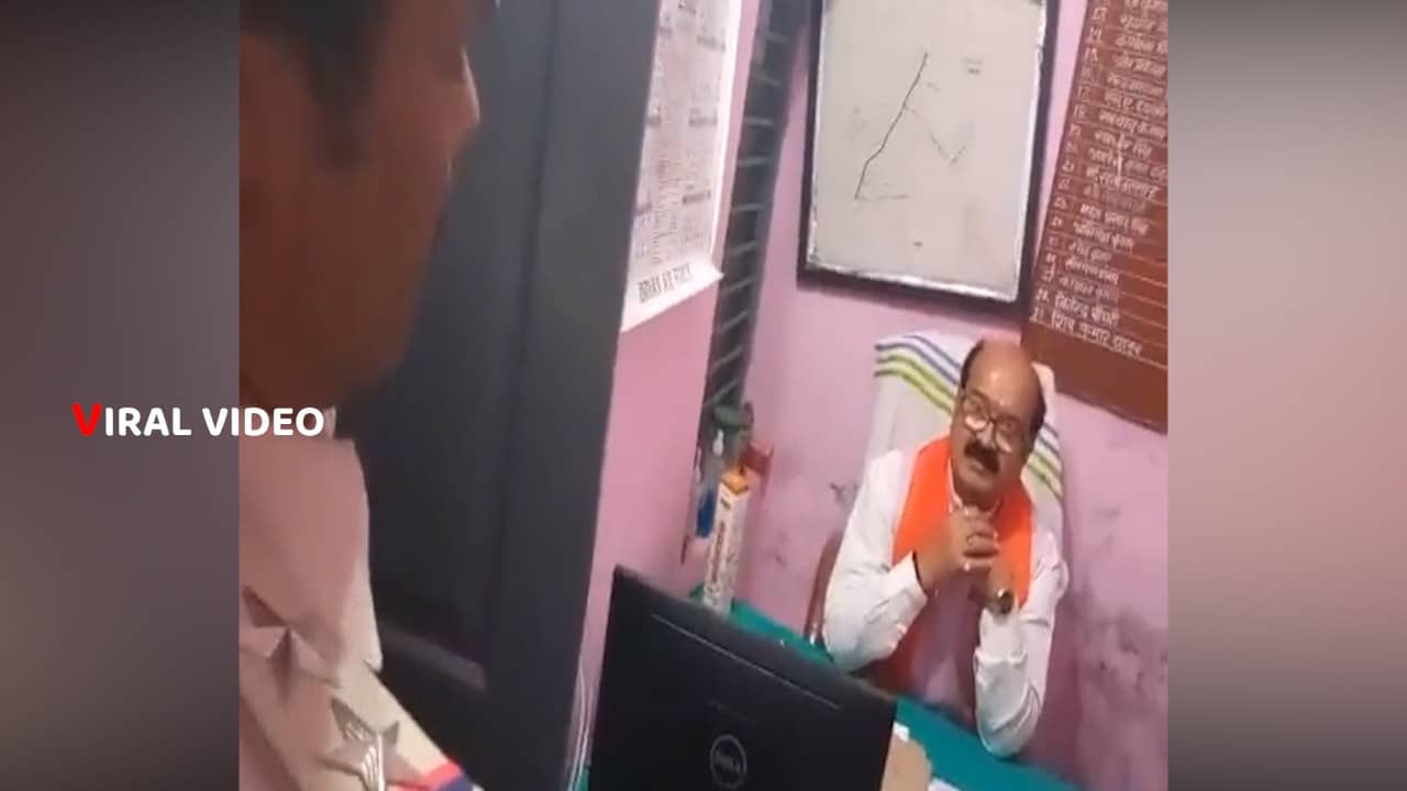 विधायक की दबंगई : थानेदार की कुर्सी पर बैठ कर मांगी केस डायरी और अपना भी हिस्सा, देखिए वायरल वीडियो