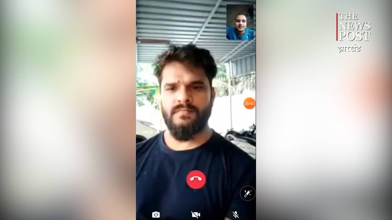 जेल में बंद अपराधी संदीप यादव और गायक खेसारी लाल के बीच हुई वीडियो कॉल, वीडियो वायरल