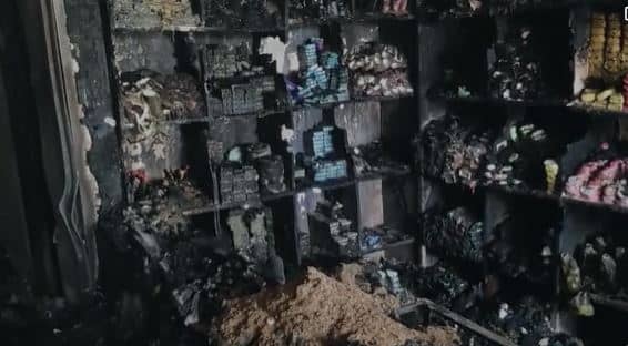 अगलगी ने मचाई भीषण तबाही, वृद्ध की मौत, मासूम बच्ची की हालत नाजुक