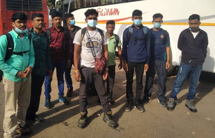 मलेशिया में फंसे झारखंड के 10 प्रवासी मजदूर लौटे रांची