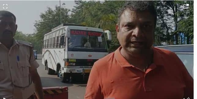 इस शख्स की धौंसगिरी ऐसी कि  पुलिस  के कॉलर खींचे, पत्रकारों के तोड़ दिए कैमरे