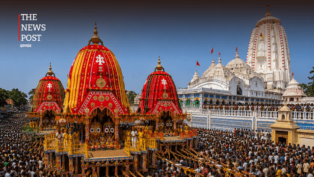 जय जगरनाथ !  भगवान जगन्नाथ की भव्य रथयात्रा से भक्तिमय हुआ रांची
