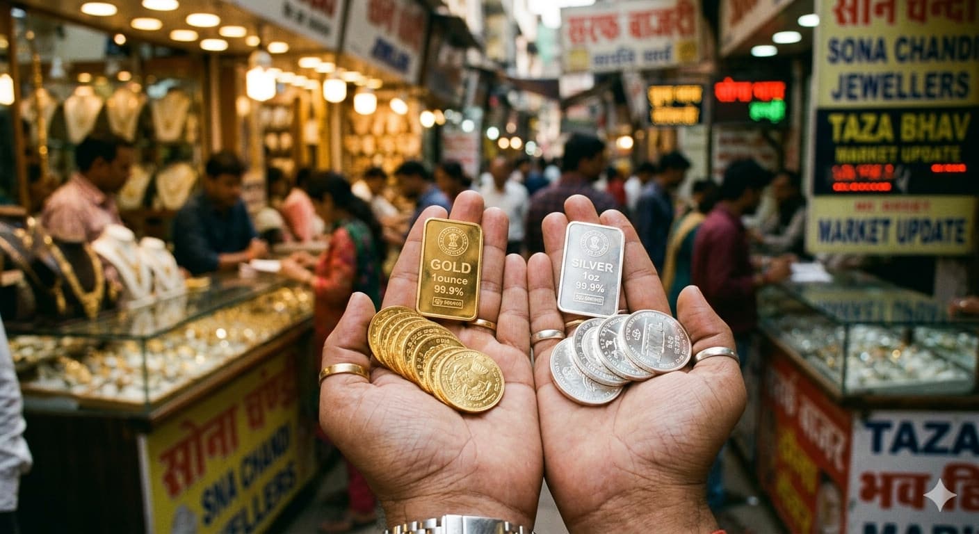 Gold silver price: आज सोने और चांदी के दामों में आई गिरावट, खरीददारी से पहले चेक करें नया रेट